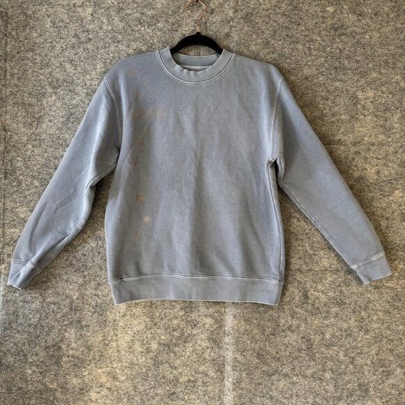 Folklore Taylor Swift Swifty Cardigan Sky Blue Eras Sweatshirt Size Small - Picture 3 of 15